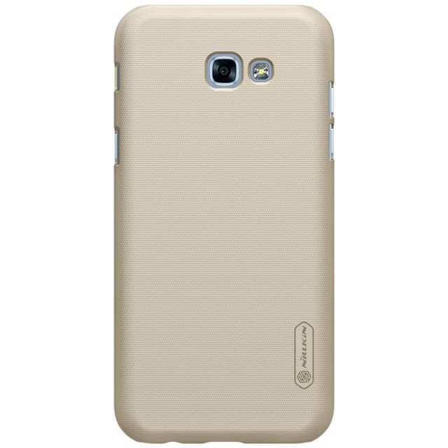 كفر موبايل Nillkin Samsung Galaxy A7 (2017) Case Super Frosted Hard Shield Mobile Cover - Gold - Black