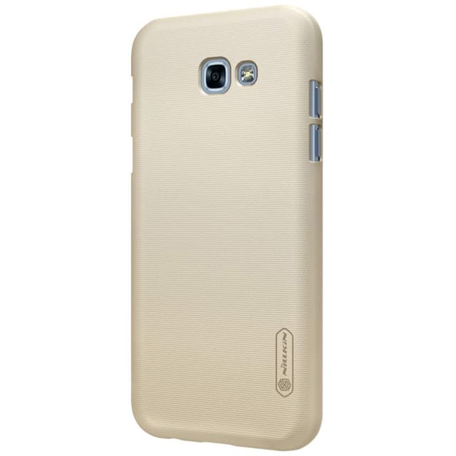 كفر موبايل Nillkin Samsung Galaxy A7 (2017) Case Super Frosted Hard Shield Mobile Cover - Gold - Black