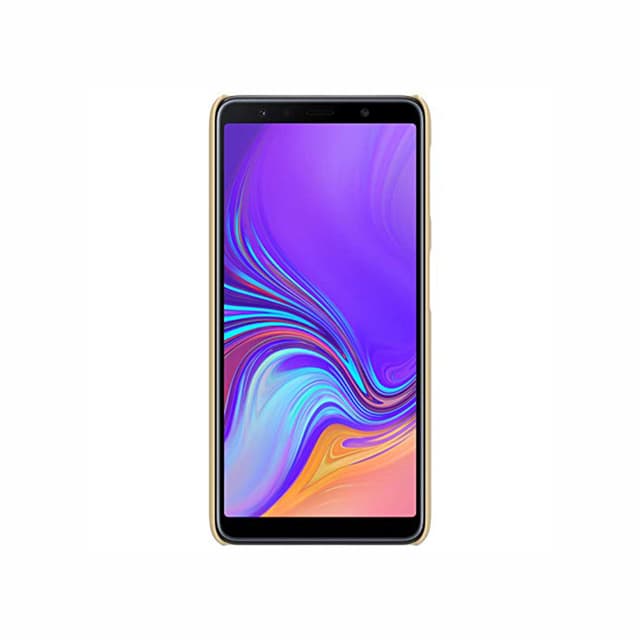كفر جوال  Nillkin Samsung Galaxy A7 (2018) Case Frosted Hard Shield Phone Cover - Gold