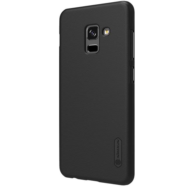 Nillkin Cover Compatible with Samsung Galaxy A8 Plus (2018) Case Super Frosted Shield Hard Phone Cover [ Slim Fit ] [ Designed Case for Galaxy A8 Plus (2018) ] - Black - Black