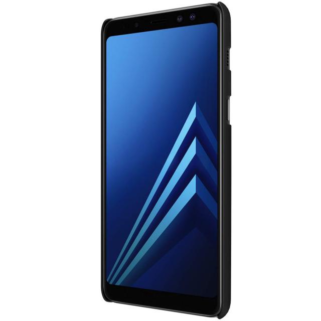كفر موبايل Nillkin Cover Compatible with Samsung Galaxy A8 Plus (2018) Case Super Frosted Shield Hard Phone Cover [ Slim Fit ] - Black - SW1hZ2U6MTIyMzg1