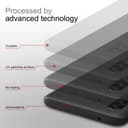 Nillkin Galaxy A90 5G Case Mobile Cover Super Frosted Shield Hard Phone Cover with Stand [ Slim Fit ] [ Designed Case for Samsung Galaxy A90 5G ] - Black - Black