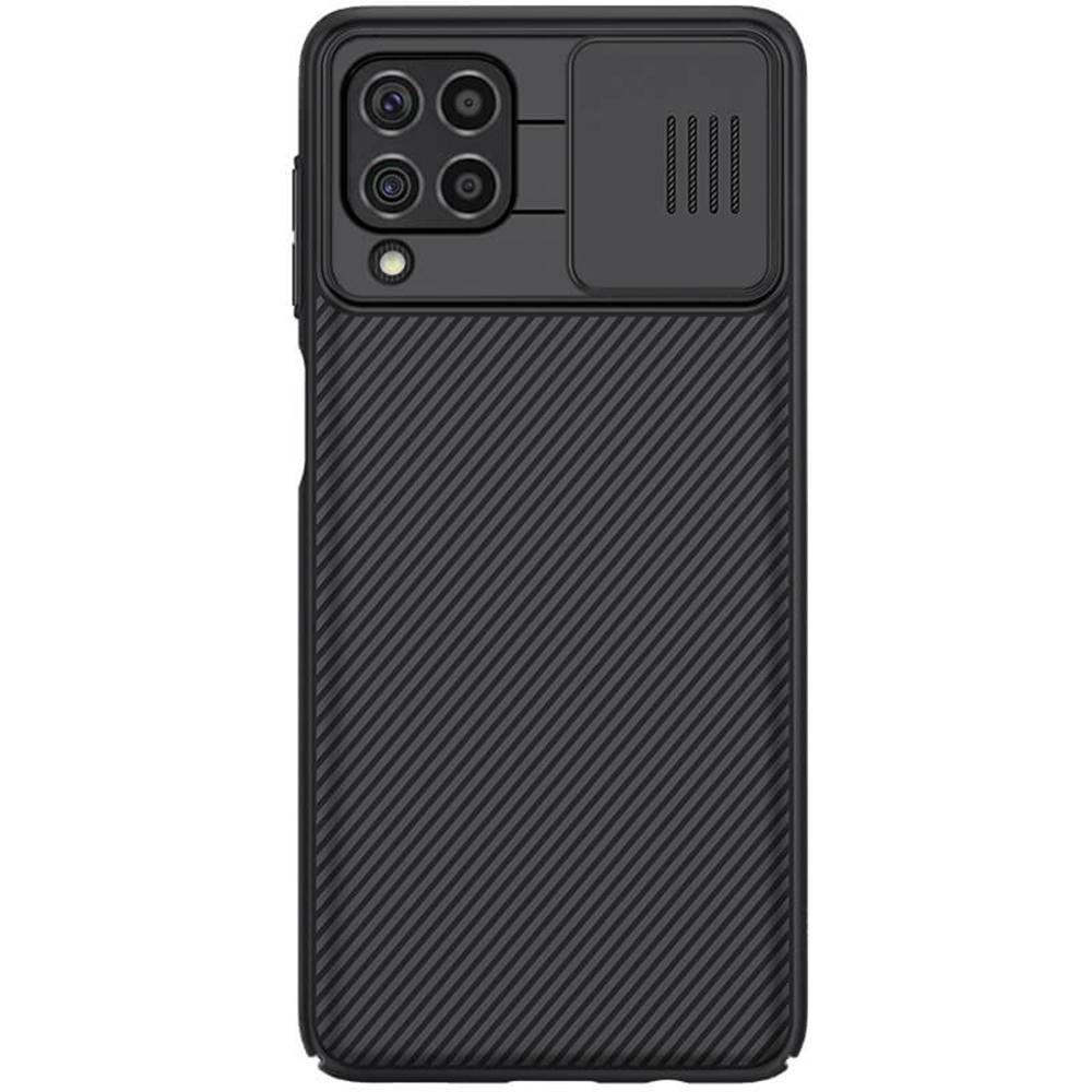 Nillkin Case Compatible with Samsung Galaxy F62 / M62 Cover, Hard CamShield with Camera Slide, Drop Protection Cover [Built-in Lens Protector][ Designed Case for Galaxy F62 / M62 ] - Black - Black