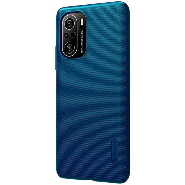 كفر موبايل Nillkin Cover Compatible with Samsung Galaxy F62 / M62 Case Super Frosted Shield Hard Phone Cover [ Slim Fit ]  - Blue - SW1hZ2U6MTIxODgx