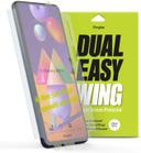 Ringke Dual Easy Wing Samsung Galaxy M31S Screen Protector Full Coverage (Pack of 2) Dual Easy Film Case Friendly Protective Film [ Designed Screen Guard For Galaxy M31S ] - Clear - SW1hZ2U6MTI4ODI5