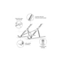 حامل لابتوب O Ozone Portable Gaming Laptop Stand