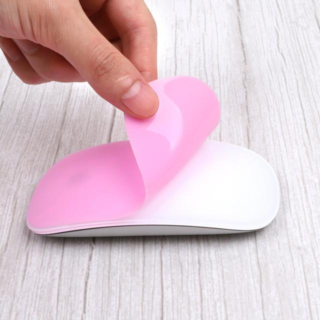 O Ozone Silicone Protective Compatible with Apple Magic Mouse Soft Skin Film Cover Durable, Non-Slip - Hot Pink - Hot Pink - SW1hZ2U6MTIzMzg2