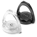 Ringke Prism Ring (Multi-Angle), Finger Ring Phone Holder Stand Attachable Full 360 Adjustable Rotation Grip Universal Smartphone Loop Kickstand for iPhone, For Galaxy Phone -[1 Clear 1 Smoke Black] - Clear, Smoke Black