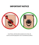 Ringke Prism Ring (Multi-Angle), Finger Ring Phone Holder Stand Attachable Full 360 Adjustable Rotation Grip Universal Smartphone Loop Kickstand for iPhone, For Galaxy Phone -[1 Clear 1 Smoke Black] - Clear, Smoke Black