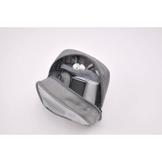 Ringke Travel Organizer Pouch For Phone Accssoies, Compact Devices, Chargers Storage Bag (Small) - Green - Green