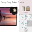 بروجكتر مع شاشة عرض Wownect T6 WiFi LED Projector Wireless