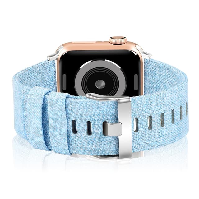 O Ozone Strap For Apple Watch 38mm / 40mm Replacement Band Nylon Woven Watch Strap For Series 4 / 3 / 2 / 1 With Classic Buckle Adjustment - Light Blue - Light Blue