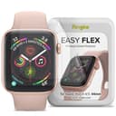 Ringke Easy Flex Screen Protector for Apple Watch 44mm Screen Guard, Antibacterial [Edge-to-Edge Protection] [ Bubble-Free Scratch Protection ] [Designed for Apple Watch 44mm Series 5 / Series 4 ] - Clear