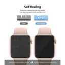 Ringke Easy Flex Screen Protector for Apple Watch 44mm Screen Guard, Antibacterial [Edge-to-Edge Protection] [ Bubble-Free Scratch Protection ] [Designed for Apple Watch 44mm Series 5 / Series 4 ] - Clear