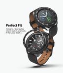 Ringke [Air Sports + Bezel Styling] Designed Case for Galaxy Watch 3 45mm, Flexible Soft TPU Case with Bezel Ring Adhesive Slim Cover [ Compatible Case for Galaxy Watch 3 45mm ] - Black - Black - SW1hZ2U6MTMwMTM1