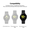 Ringke Air Sport Series Galaxy Watch Active 2 Case Lightweight Slim Cover [ PowerShare Compatible ] [ Designed Case for Galaxy Watch Active 2 44mm ] - Matte Clear - Matte Clear