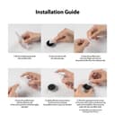 Ringke Easy Flex Screen Protector for Samsung Galaxy Watch Active 2 Screen Guard, Antibacterial [Edge-to-Edge Protection] [ Bubble-Free Scratch Protection ] [Designed for Galaxy Watch Active 2 ] - Clear