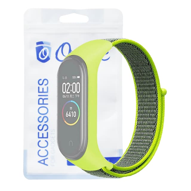 O Ozone Strap for Xiaomi Mi Band 4 Replacement Band Anti-Lost Nylon Wristband [Designed & Compatible for Xiaomi Mi Band 4 / Mi Band 3 Smartwatch Fitness Tracker ] - Green - Green