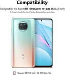 Ringke Compatible with Xiaomi Mi 10i 5G / Mi 10T Lite 5G Tempered Glass Screen Protector Invisible Defender Full Coverage Case Friendly [ Deisgned Screen Guard for Xiaomi Mi 10i 5G / Mi 10T Lite 5G ] - Black - Black