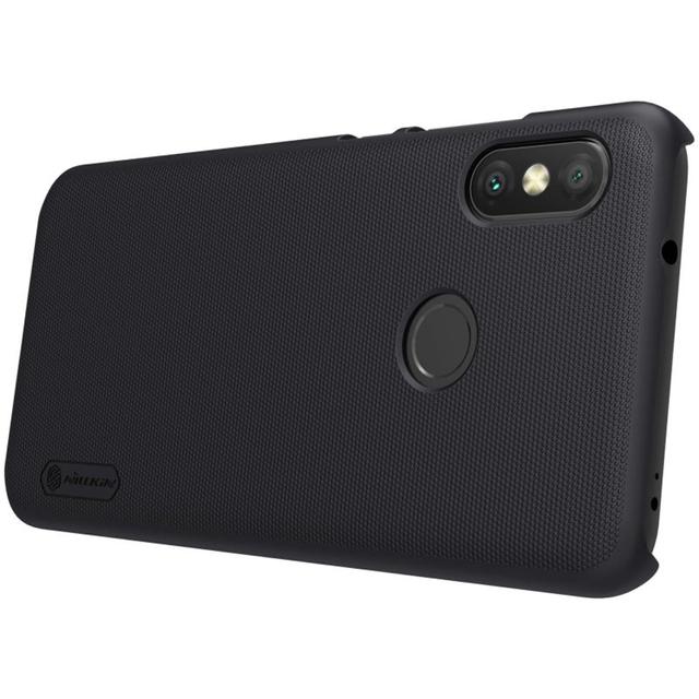 Nillkin Cover Compatible with Xiaomi Mi A2 Lite Case Super Frosted Shield Hard Phone Cover [ Slim Fit ] [ Designed Case for Xiaomi Mi A2 Lite / Redmi 6 Pro ] - Black - Black - SW1hZ2U6MTIyNDAx