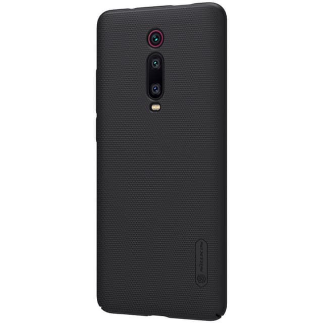 Nillkin Xiaomi Redmi K20 Pro Mobile Cover Super Frosted Hard Phone Case with Stand - Black - Black