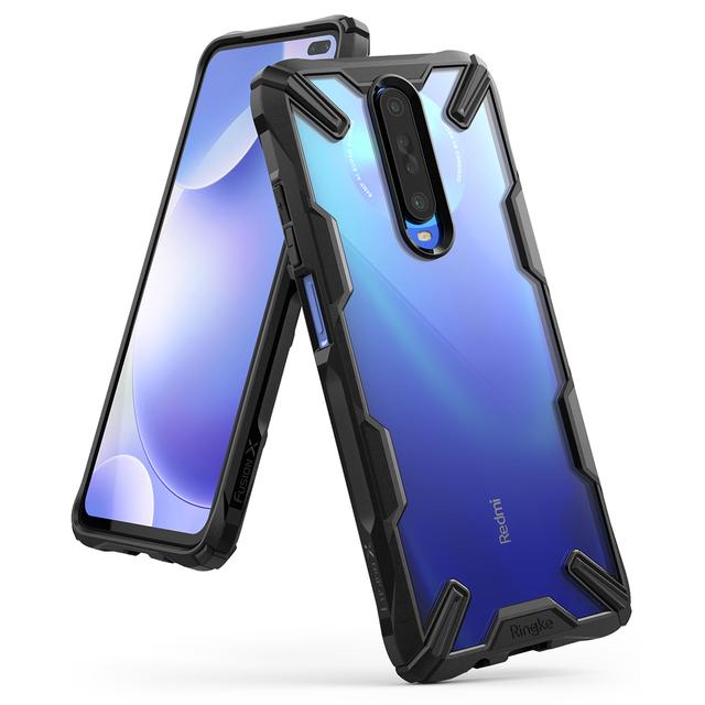 Ringke Case for Xiaomi K30 / K30 5G / Poco X2 Hard Back Cover Fusion-X Ergonomic Transparent Shock Absorption TPU Bumper ( Compatible with Xiaomi K30 / K30 5G / Poco X2 ) - Black - Black - SW1hZ2U6MTI3OTIz