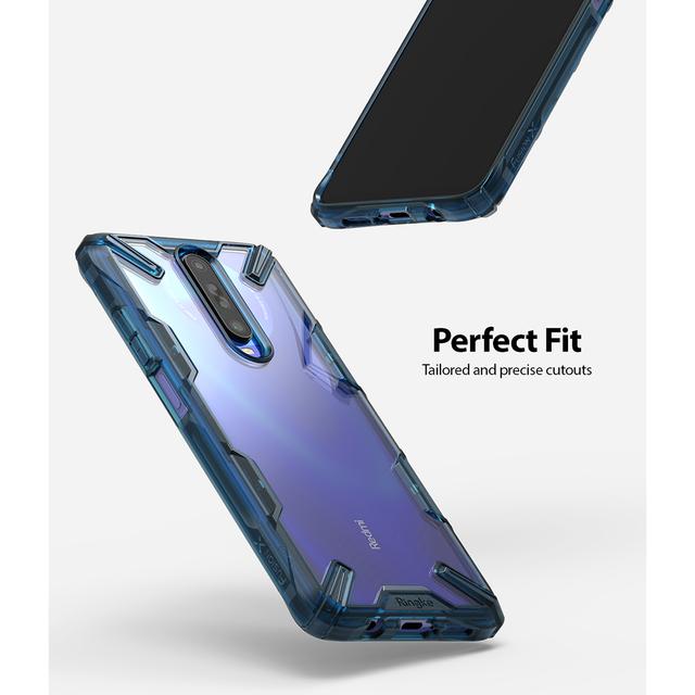 Ringke Case for Xiaomi K30 / K30 5G / Poco X2 Hard Back Cover Fusion-X Ergonomic Transparent Shock Absorption TPU Bumper ( Compatible with Xiaomi K30 / K30 5G / Poco X2 ) - Blue - Space Blue - SW1hZ2U6MTI3OTQw