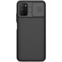 Nillkin Case for Xiaomi Poco M3 Cover Hard CamShield with Camera Slide Protective Cover [ Perfect Design Compatible with Xiaomi Poco M3 ] - Black - Black
