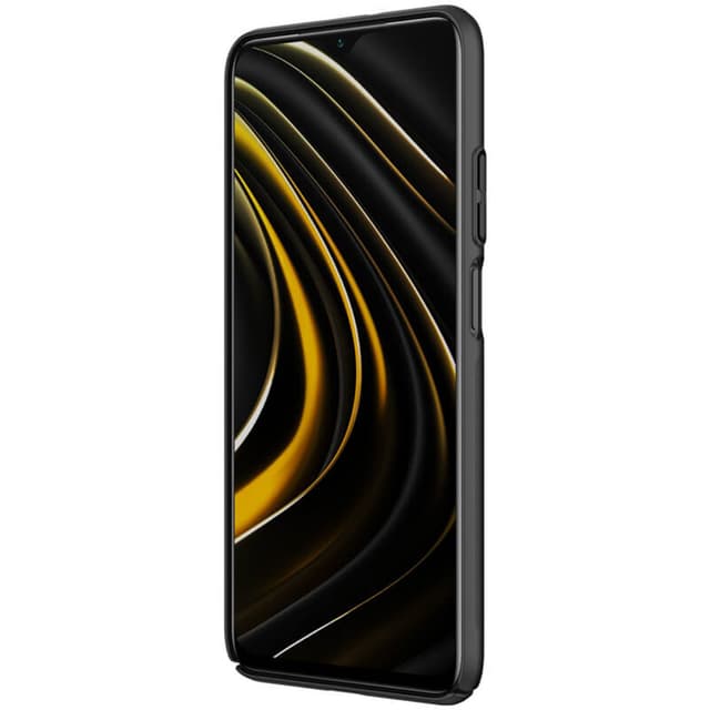 Nillkin Case for Xiaomi Poco M3 Cover Hard CamShield with Camera Slide Protective Cover [ Perfect Design Compatible with Xiaomi Poco M3 ] - Black - Black