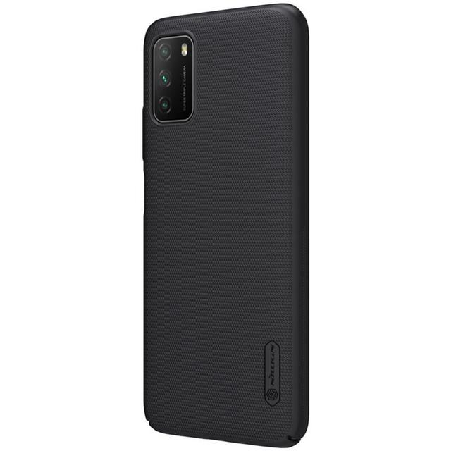 Nillkin Cover Compatible with Xiaomi Poco M3 Case Super Frosted Shield Hard Phone Cover [ Slim Fit ] [ Designed Case for Xiaomi Poco M3 ] - Black - Black - SW1hZ2U6MTIxNjkw
