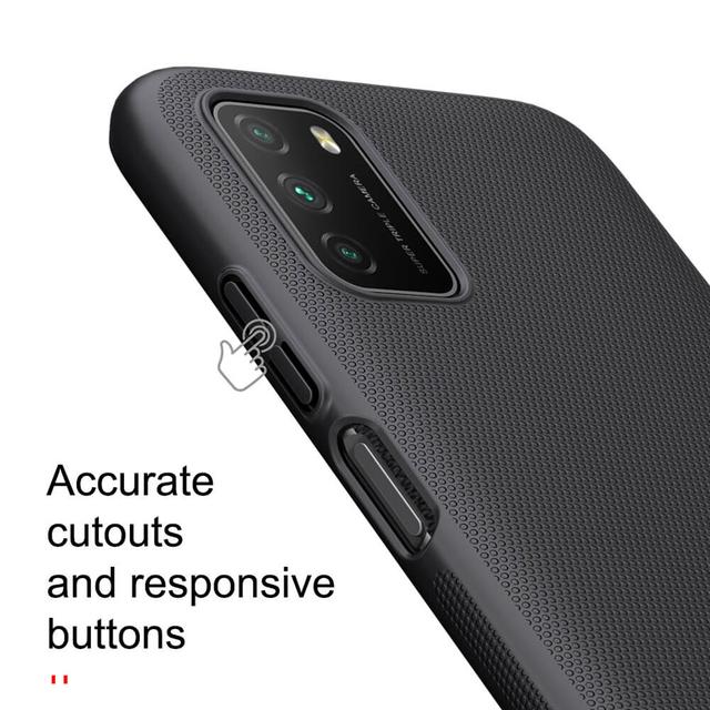 Nillkin Cover Compatible with Xiaomi Poco M3 Case Super Frosted Shield Hard Phone Cover [ Slim Fit ] [ Designed Case for Xiaomi Poco M3 ] - Black - Black - SW1hZ2U6MTIxNjk2