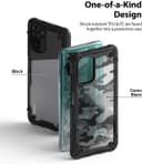Ringke Case Compatible with Xiaomi Redmi Note 10 / 10S Hard Fusion-X Ergonomic Transparent Shock Absorption TPU Bumper [ Designed Case for Xiaomi Redmi Note 10 / 10S ] - Camo Black - Camo Black
