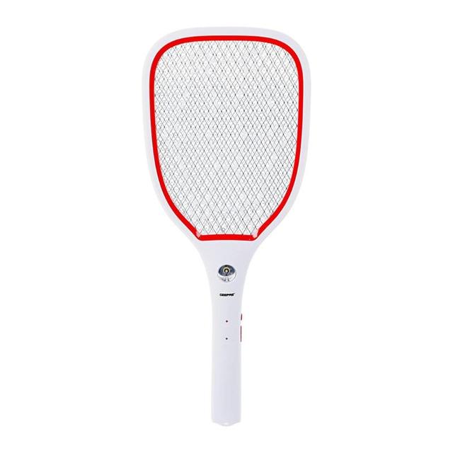 Geepas Bug Zapper Rechargeable Mosquito Killer, Fly Swatter/Killer And Bug Zapper Racket -Super-Bright Led Light To Zap In The Dark -10 Hours Working - SW1hZ2U6MzEyMTYzMQ==