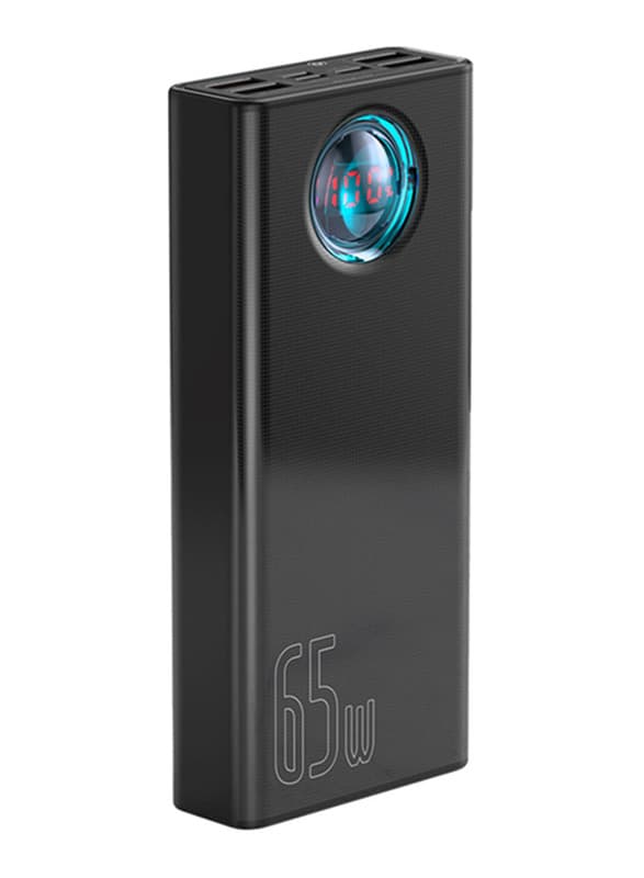 بوربانك بقوة 65W Baseus Amblight Digital Display Quick Charge Power Bank 30000mAh 65W