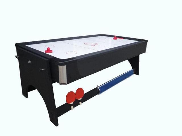 طاولة ألعاب     Multi-Game Tables Pool table, hockey table, tennis table and dining table -MF-4084- 4 in 1 - SW1hZ2U6MTYyNzc5