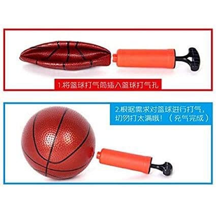 لعبة كرة السلة مع ستاند منزلي Rainbowtoys Kids Indoor Basketball Set - 258549