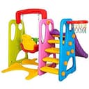 Rainbowtoys 3 In 1 Outdoor Play Structure With Slide
