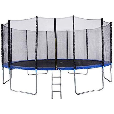 Rainbowtoys Trampoline Fitness Exercise Equipment With Safety Enclosure 16Ft