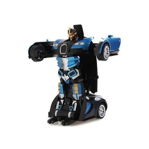 سيارة روبوت للاطفال مع تحكم عن بعد أزرق Blue Robot Remote Control Car