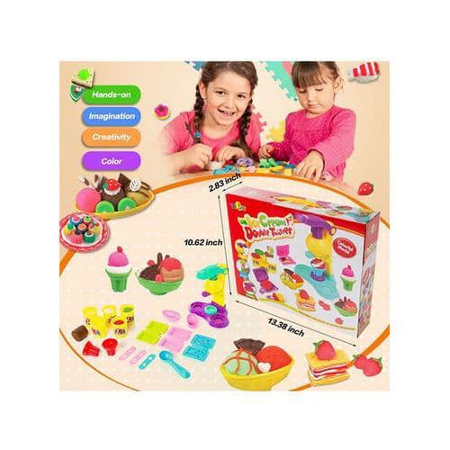 لعبة آلة صنع الآيس كريم Artlook 18-Piece Ice Cream Double Twister Set