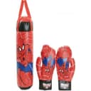 ادوات ملاكمة اطفال 3 قطع كيس ملاكمة وقفازات ملاكمة سبايدر مان Generic Punching Bag And Boxing gloves 3 Piece Sandbag Boxing Set