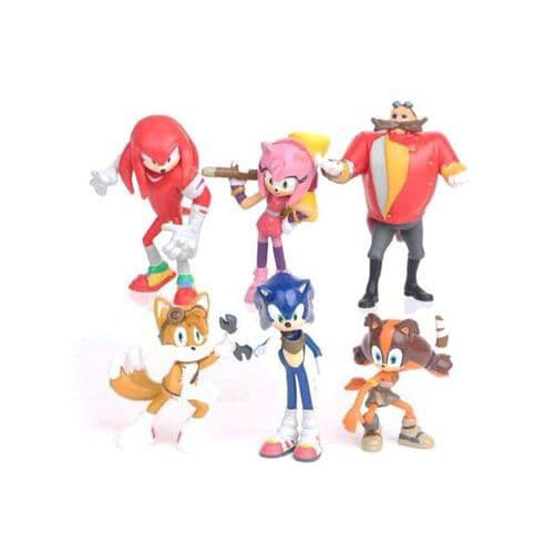 Generic 6 Piece Sonic Figures Hedgehog Toy Set