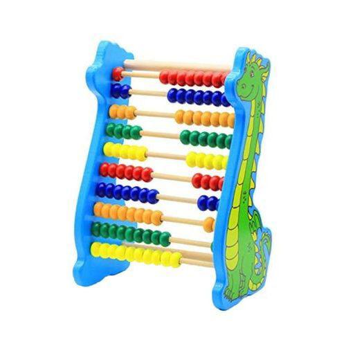 لعبة تعلم الحساب الخشبية للأطفال Al Ostoura Wooden Dinosaur Calculation Frame Toy