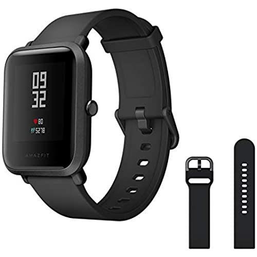 Tonwin Amazfit Bip S Unisex GPS Bluetooth Smart Watch, Black
