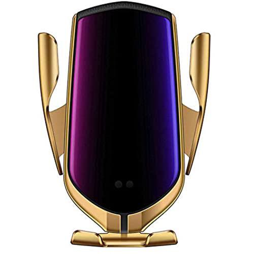 Marxiao Automatic Clamping IR Intelligent Wireless Car Charger Mount, Gold