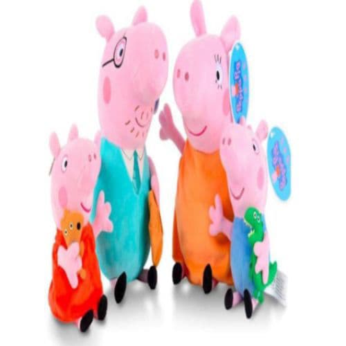 Generic 4 Piece Peppa Pig Family Plush Toy