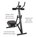 جهاز تمارين البطن قابل للطي أسود مارشال فتنس  Marshal Fitness Black Foldable Abdominal Coaster