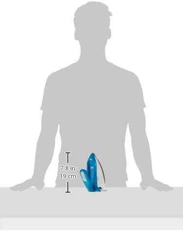 BLACK&amp;DECKER Black+Decker 1085W Dual Voltage Travel Steam Iron Blue  Ti250 B5 2 Years Warranty