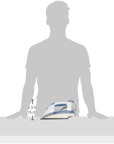 BLACK&DECKER Black+Decker 2200w Steam Iron With Non stick Soleplate And Spray Function Blue  X2000 b5 2 Years Warranty