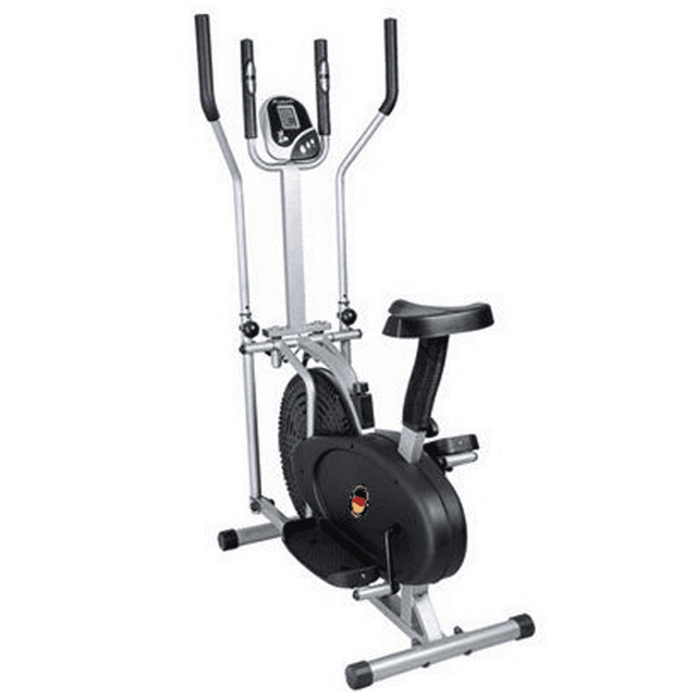 Marshal Fitness orbitrack 2 in 1 elliptical exercise bike with computer functions